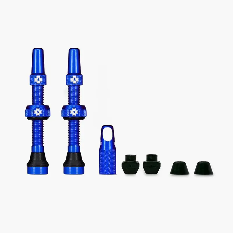 Muc-Off Tubeless Valves 60mm Presta Blue